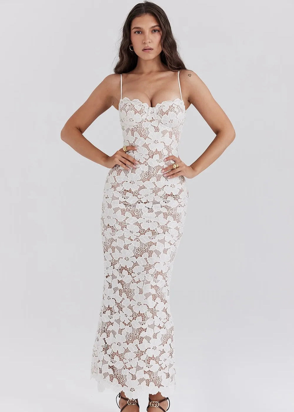 Isadora – Robe longue, dos lacé