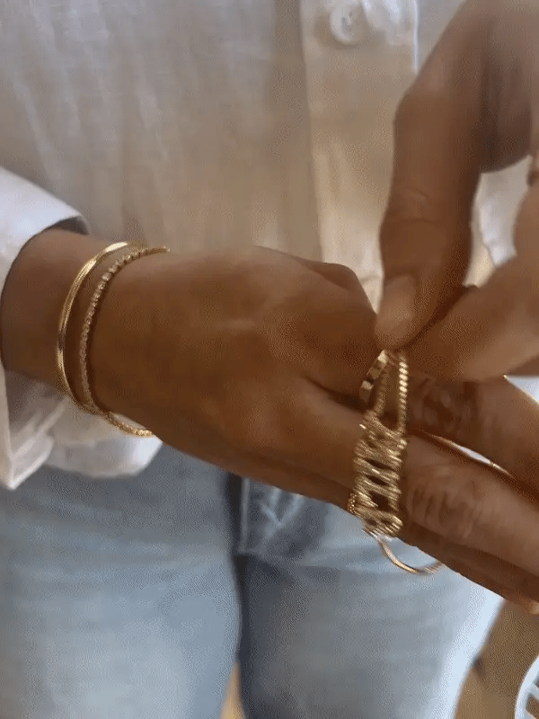 Bracciale con strass - Personalizzabile