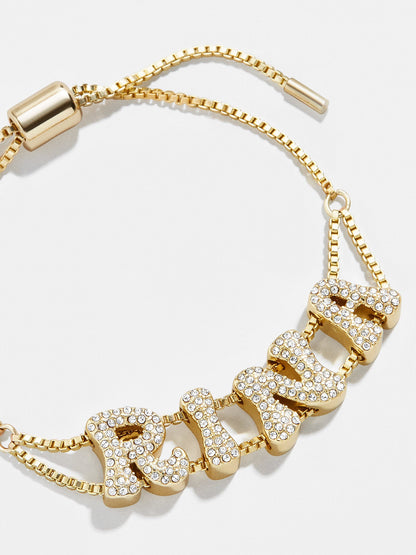 Bracciale con strass - Personalizzabile