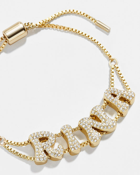 Bracciale con strass - Personalizzabile