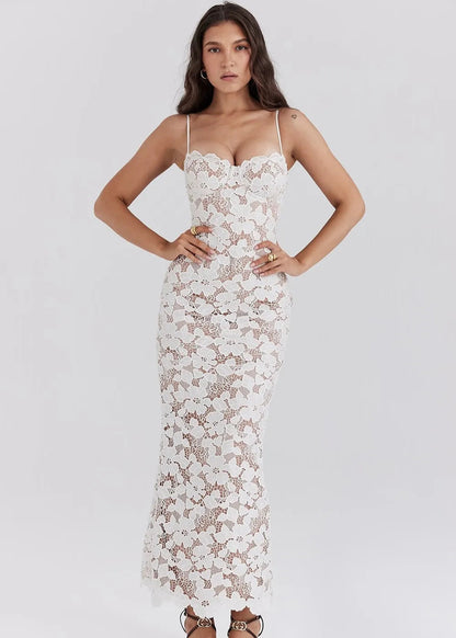 Isadora – Robe longue, dos lacé